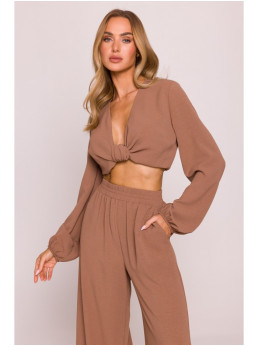 M862 Plačios kelnės - šokolado