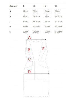 M864 Mini suknelė su nėrinių detalėmis - nebalinta
