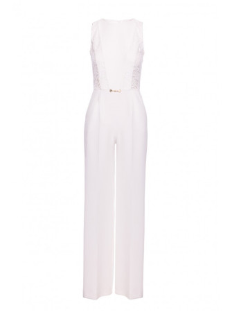 M866 Kombinezonas su nėriniuotomis detalėmis - nebalinta