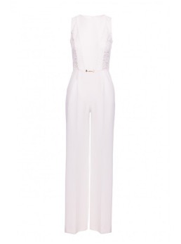 M866 Kombinezonas su nėriniuotomis detalėmis - nebalinta