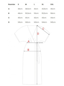 S405 Raštuota suknelė-siaučiamas maksi (modelis Nr. 1) - spalva