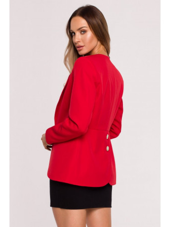 M665 Tailcoat blazer - red