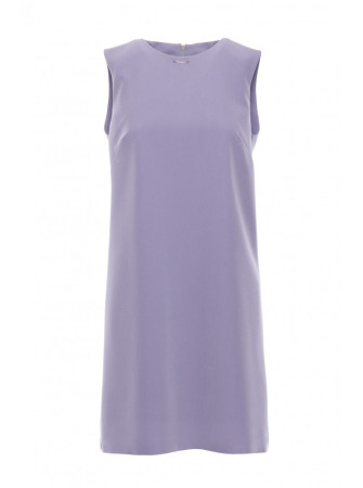 S408 Besiūlė suknelė be rankovių - dove grey