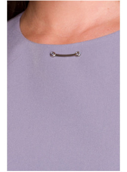 S408 Besiūlė suknelė be rankovių - dove grey