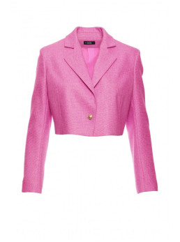 M853 Trumpas švarkelis - fuksijos