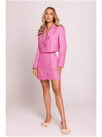 M853 Trumpas švarkelis - fuksijos