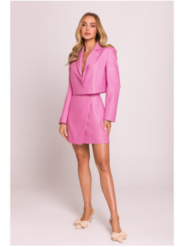 M853 Trumpas švarkelis - fuksijos