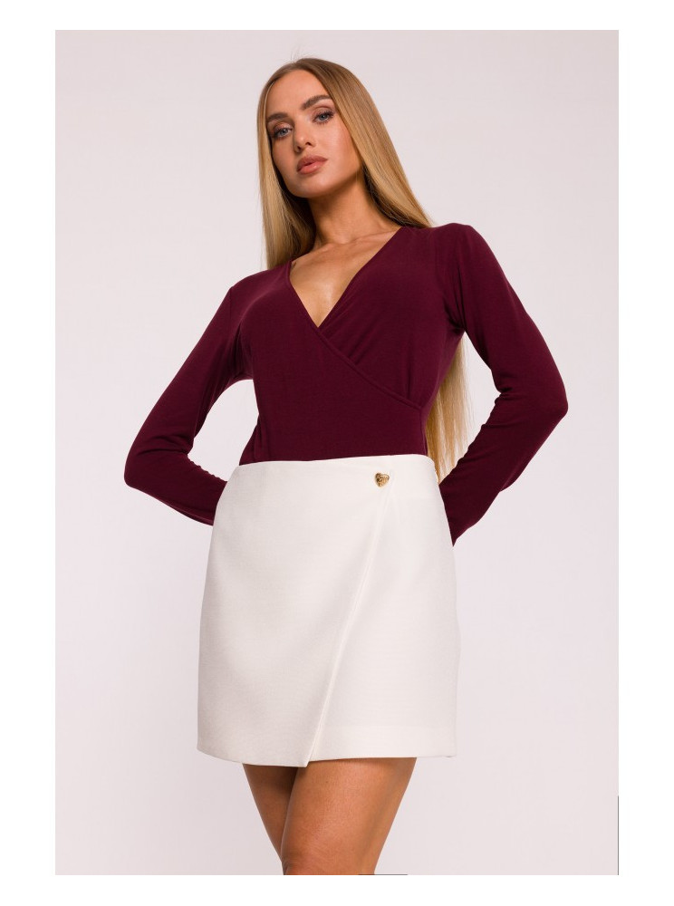 M854 Mini sijonas - kreminė