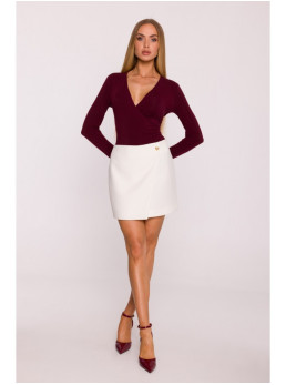 M854 Mini sijonas - kreminė