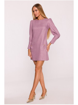 M870 Tvido mini suknelė M870 - marsala