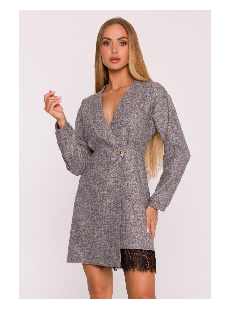 M871 Tvido suknelė-siaučiamas - grafito