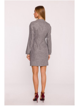M871 Tvido suknelė-siaučiamas - grafito