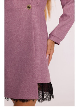 M871 Tvido suknelė-siaučiamas - marsala