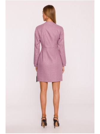 M871 Tvido suknelė-siaučiamas - marsala