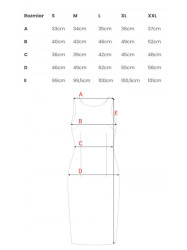 M667 Shaeth suknelė su dekoratyvine grandinėle nugaroje - ecru spalvos