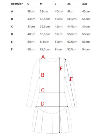 M872 Suknelė su klostėmis į apačią - mocca