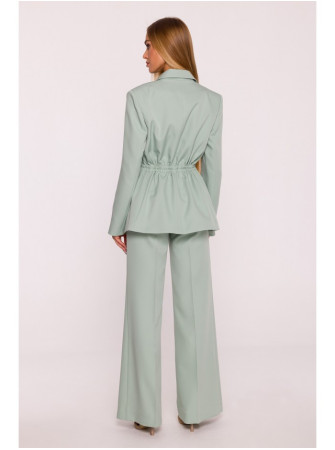 M873 Švarkas su įliemenuotu siluetu - mėtinė