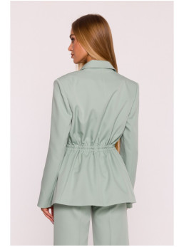 M873 Švarkas su įliemenuotu siluetu - mėtinė