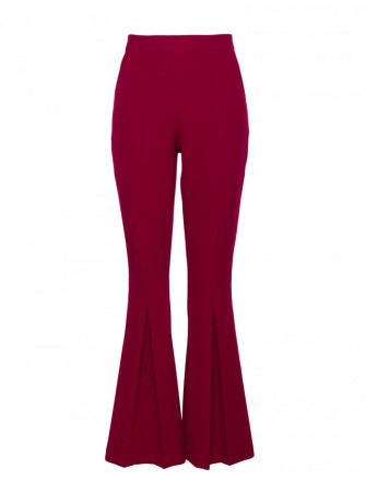 M874 Plėšyto silueto kelnės - kaštoninė