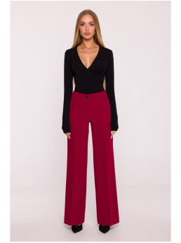 M875 Plačios kelnės - kaštoninė