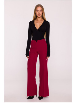 M875 Plačios kelnės - kaštoninė