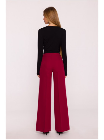 M875 Plačios kelnės - kaštoninė