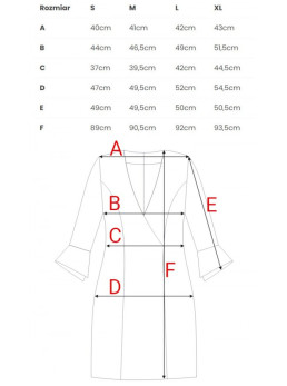 M876 Suknelė su plačiais rankogaliais - ruda