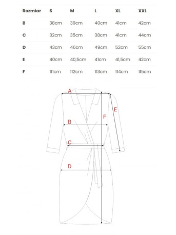 M668 Wrap dress with print - model 3