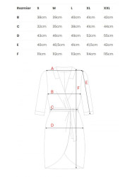 M668 Wrap dress with print - model 3