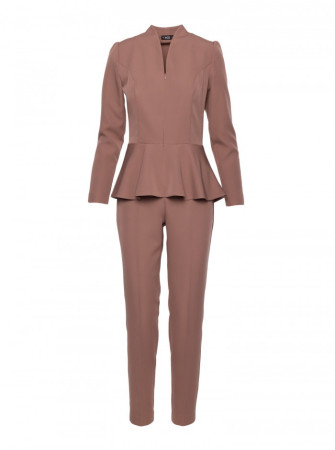 M878 Pepulm stiliaus kombinezonas - mocca