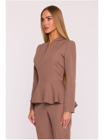 M878 Pepulm stiliaus kombinezonas - mocca