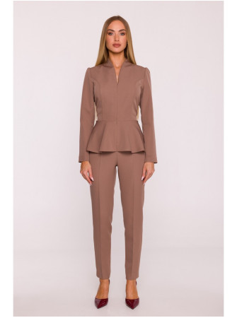 M878 Pepulm stiliaus kombinezonas - mocca