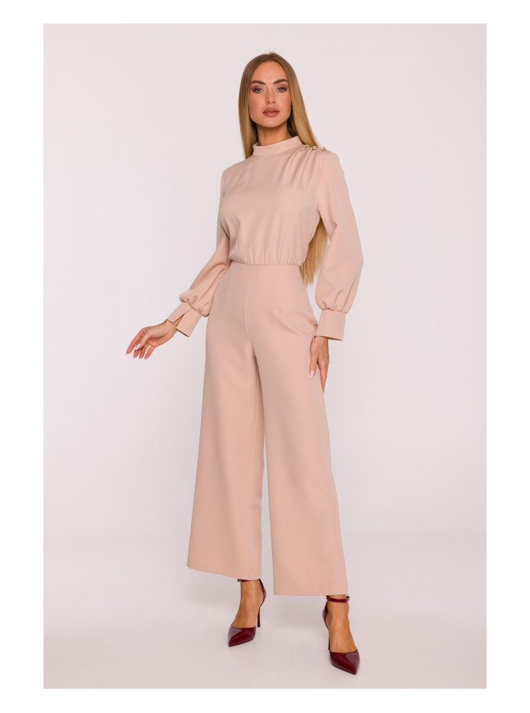 M879 Kombinezonas paaukštintu kaklu - smėlio