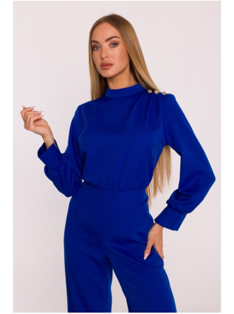 M879 Kombinezonas aukštu kaklu - karališka mėlyna