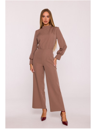 M879 Kombinezonas paaukštintu kaklu - mocca