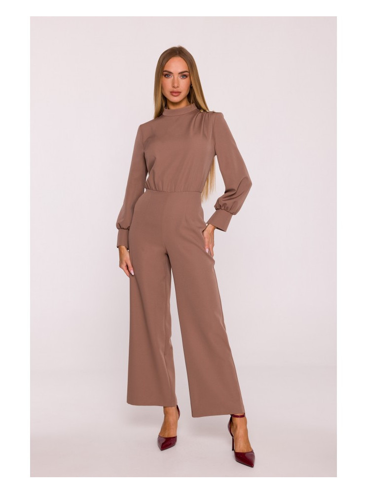 M879 Kombinezonas paaukštintu kaklu - mocca