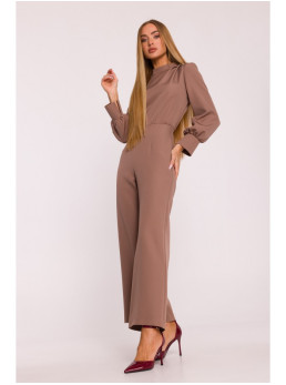 M879 Kombinezonas aukštu kaklu - mocca