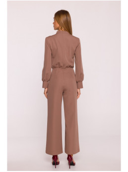 M879 Kombinezonas paaukštintu kaklu - mocca