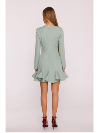 M880 Sukarpyto krašto suknelė - mėtinė