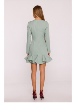 M880 Sukarpyto krašto suknelė - mėtinė