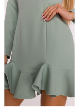 M880 Sukarpyto krašto suknelė - mėtinė