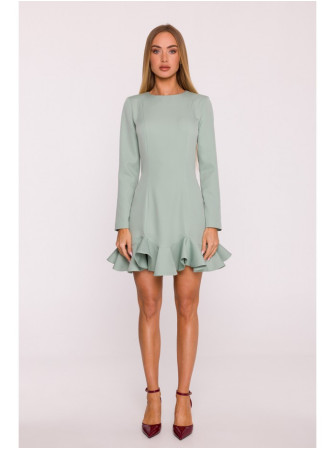 M880 Sukarpyto krašto suknelė - mėtinė