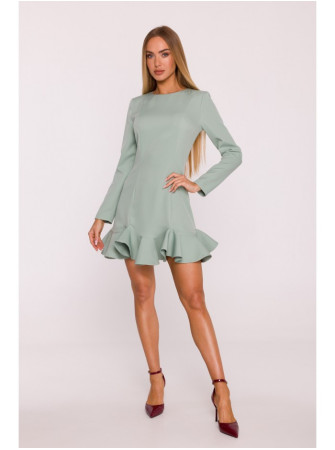 M880 Sukarpyto krašto suknelė - mėtinė