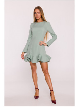 M880 Sukarpyto krašto suknelė - mėtinė