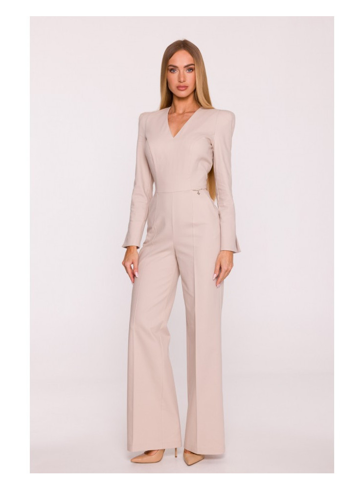 M883 Džinsinio stiliaus kombinezonas - smėlio