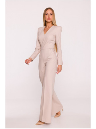 M883 Džinsinio stiliaus kombinezonas - smėlio