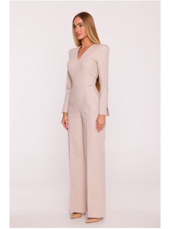 M883 Džinsinio stiliaus kombinezonas - smėlio