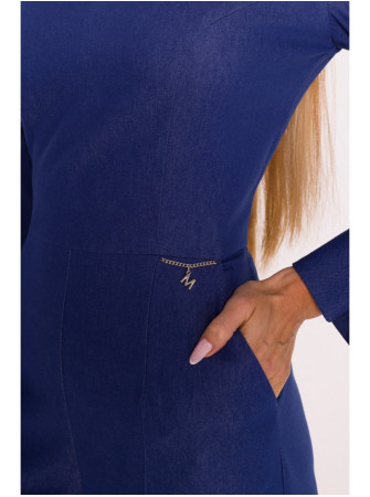 M883 Džinsinio audinio imitacijos kombinezonas - mėlyna