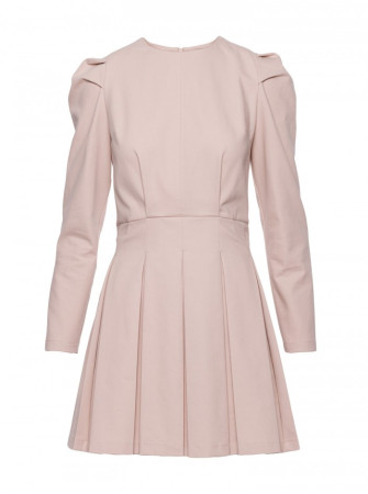 M884 Džinsinio stiliaus suknelė - smėlio