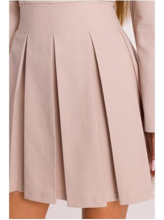 M884 Džinsinio stiliaus suknelė - smėlio